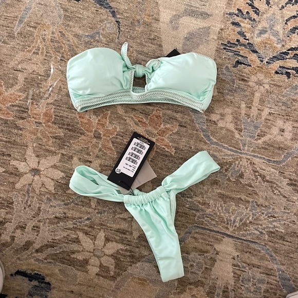Vix Swim Nwt Vix Bikini Mint Green Medium Poshmark